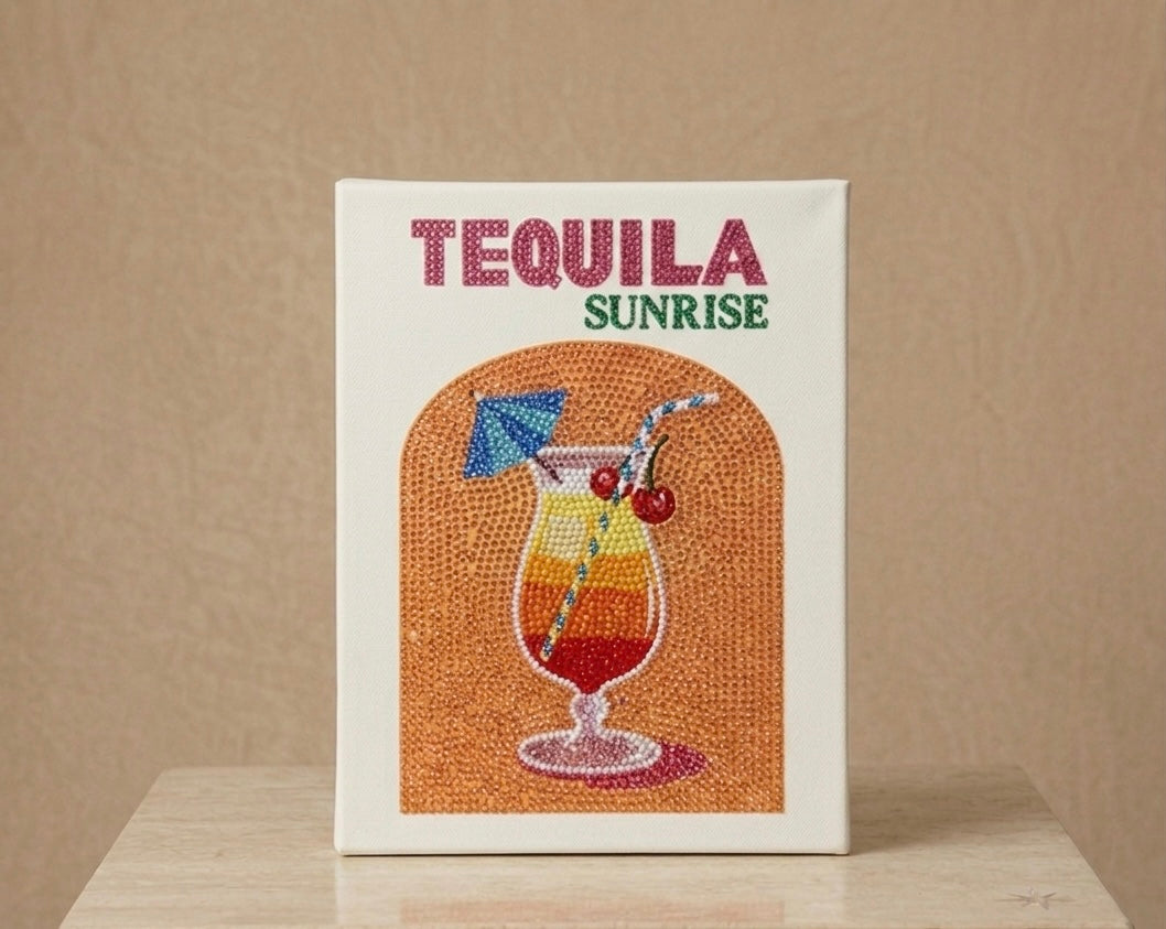Haft Diamentowy Tequila Sunrise – Zestaw Diamond Painting