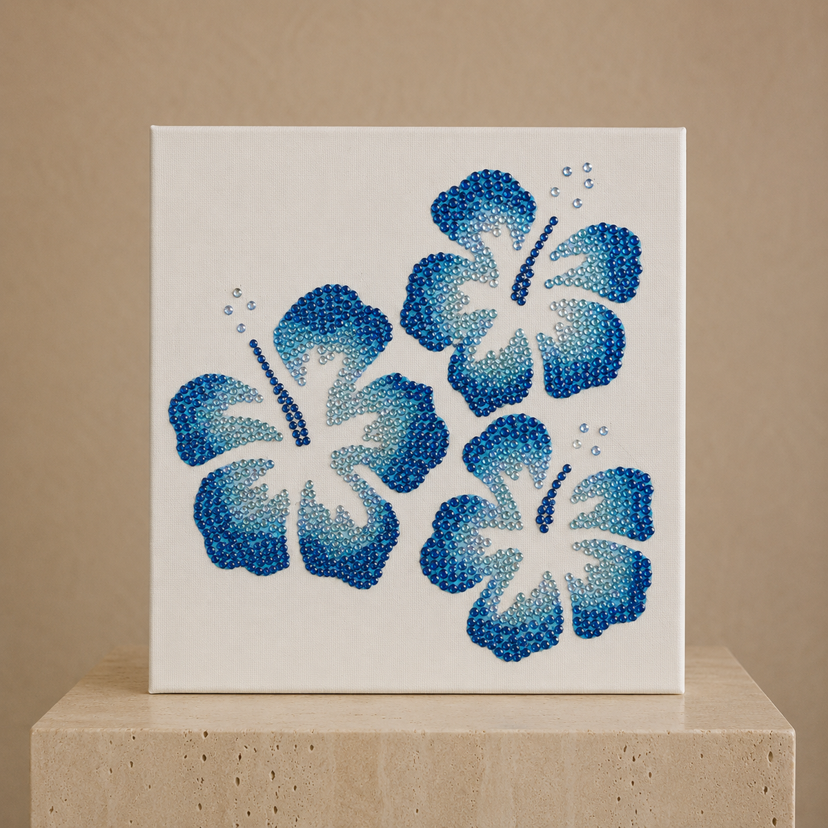 Haft Diamentowy Hibiskus – Zestaw Diamond Painting
