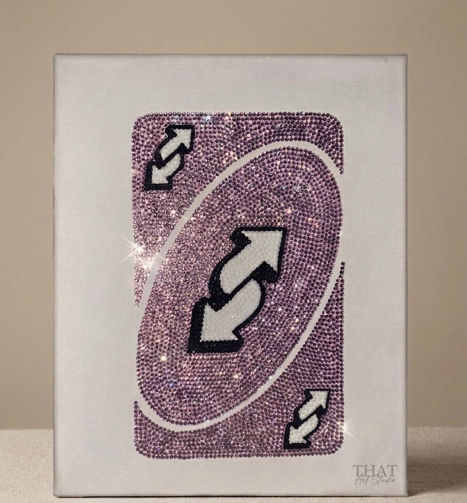 Haft Diamentowy UNO Reverse - Zestaw Diamond Painting
