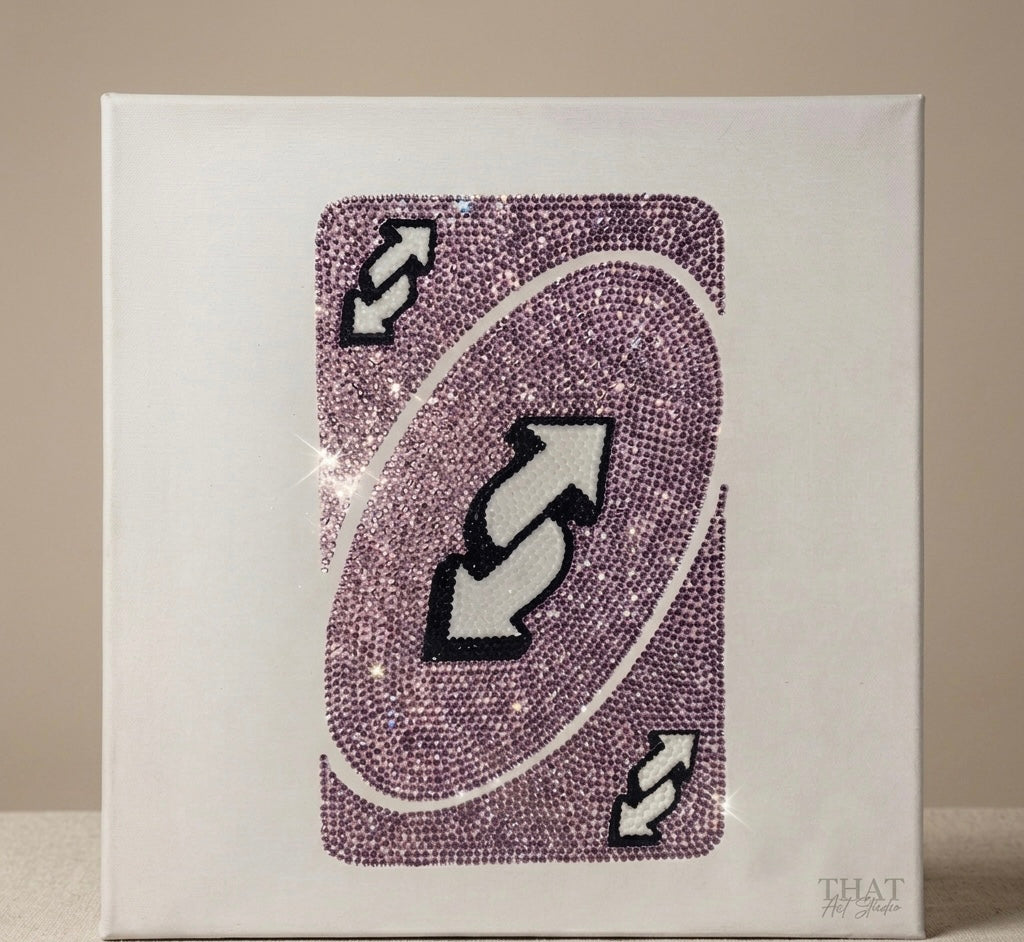 Haft Diamentowy UNO Reverse - Zestaw Diamond Painting